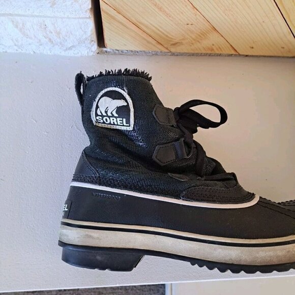 Sorel Trivoli Women's Size 9 Glitter Duck Boots Snow Winter Waterproof - Picture 7 of 10